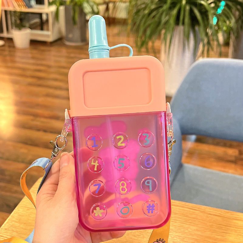 Stylish Plastic Cup in Mobile Phone Shape - Perfect for Office, Home, and Party Use