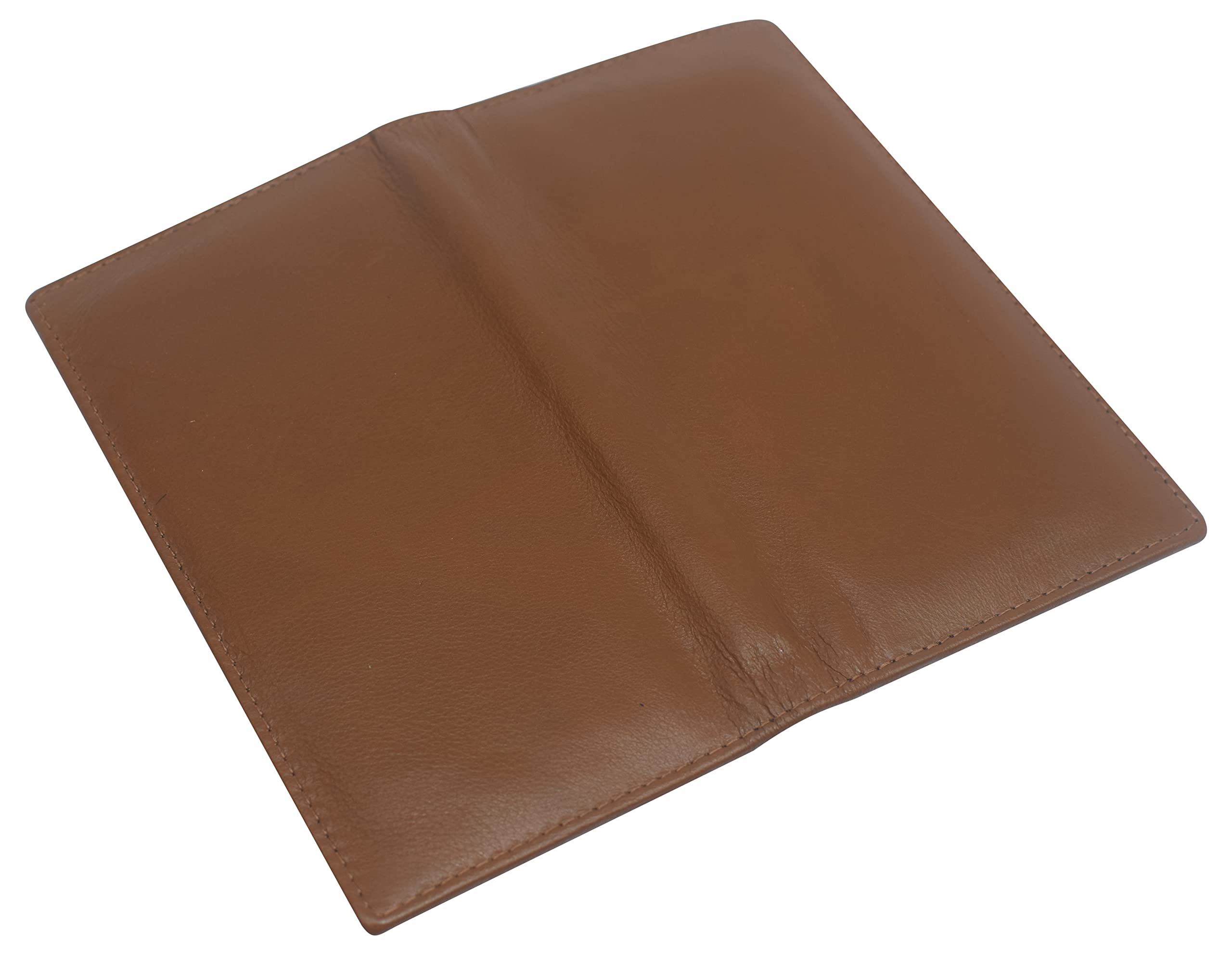 Premium MARSHAL Slim Leather ID & Credit Card Holder - RFID Blocking Wallet for Women & Men (Tan) - Perfect for Travel, Business & Everyday Use
