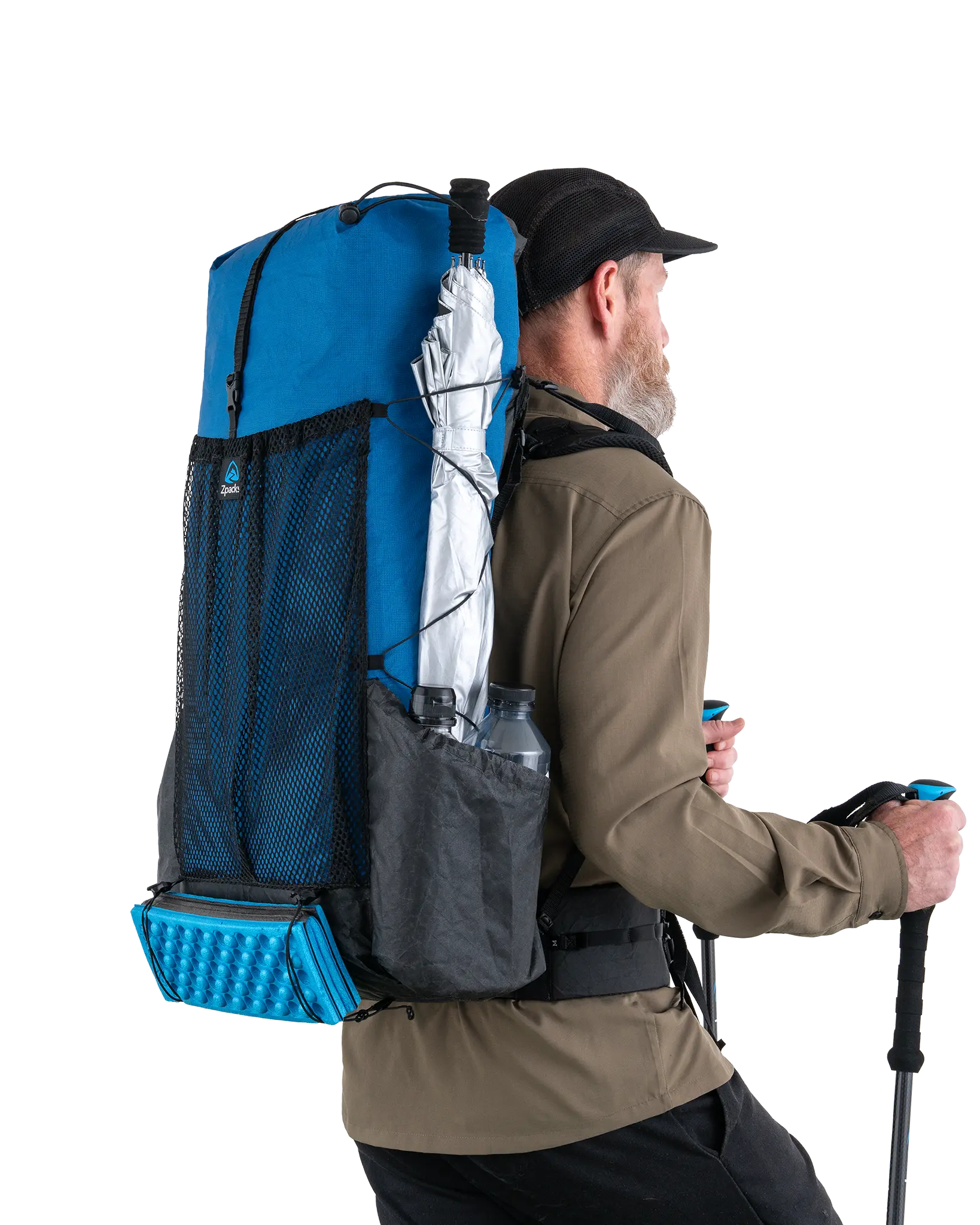 Arc Haul Ultra 50L Backpack - Lightweight Hiking Backpack for Men & Women, Waterproof Travel Backpack with Adjustable Straps - Perfect for Camping, Trekking and Outdoor Adventures