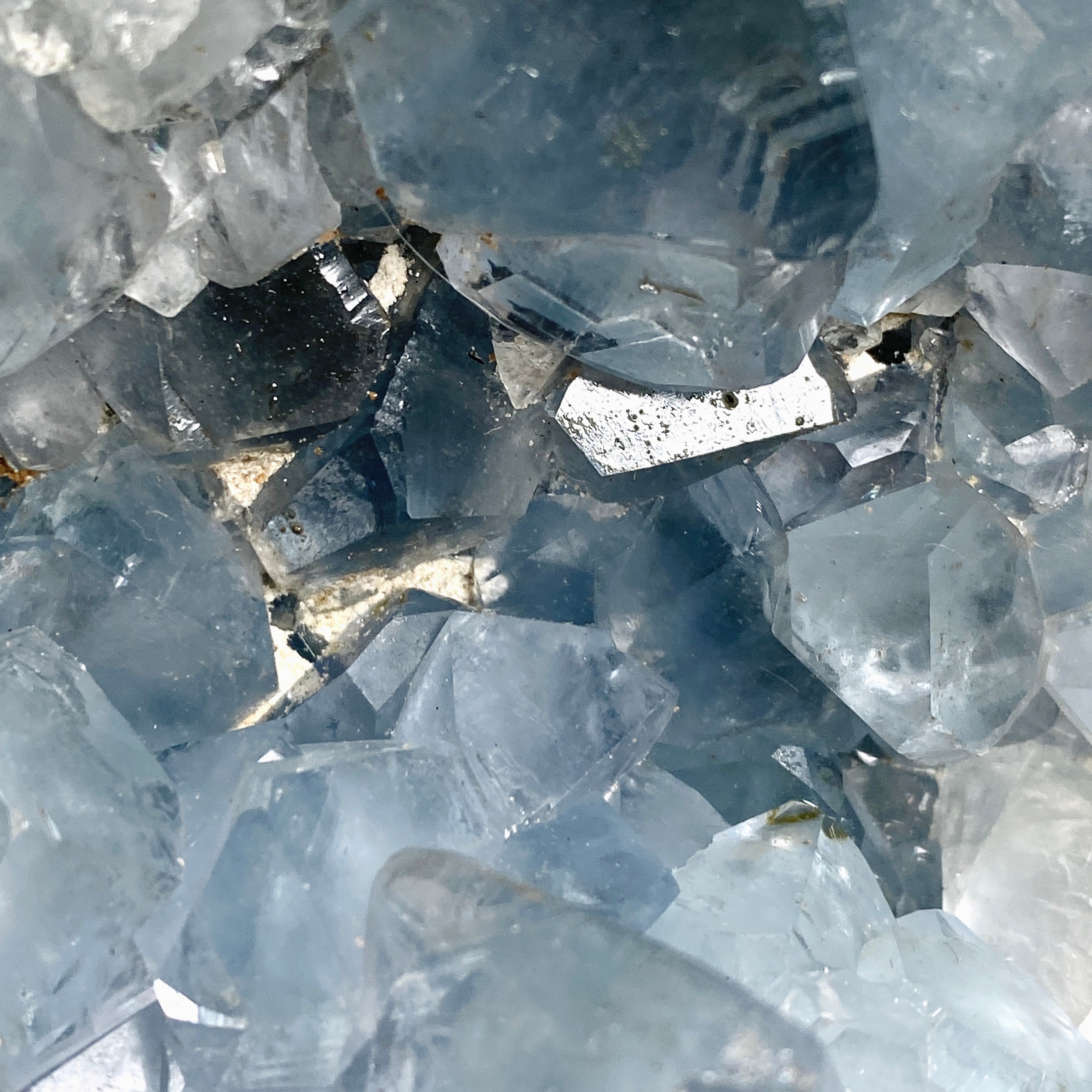Natural Celestite Egg from Madagascar - Healing Crystal for Meditation, Energy Balancing & Home Decor (CR3717) | Perfect for Yoga Spaces, Reiki Healing & Spiritual Gifts