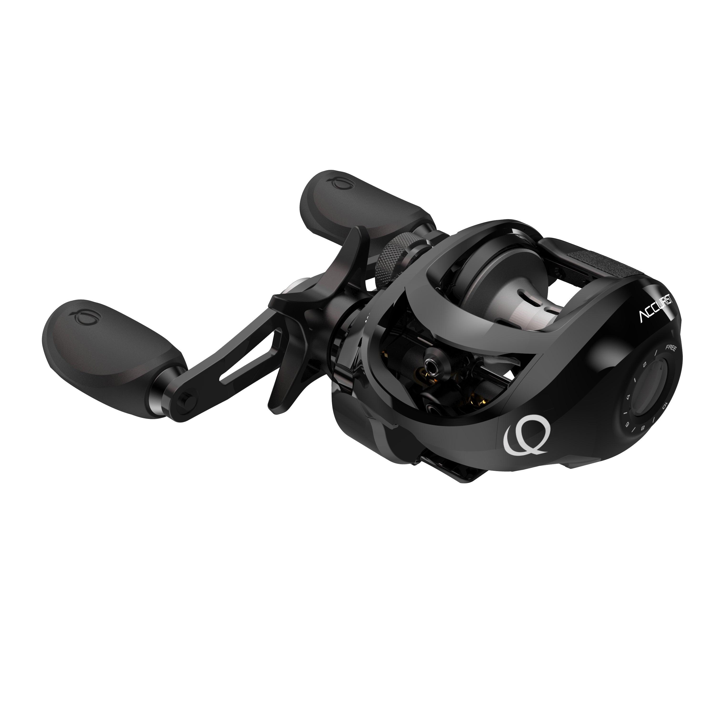 Quantum Accurist Baitcast Fishing Rod and Reel Combos - High Performance Saltwater & Freshwater Fishing Gear for Bass, Walleye, Pike - Perfect for Casting, Trolling & Shore Fishing
