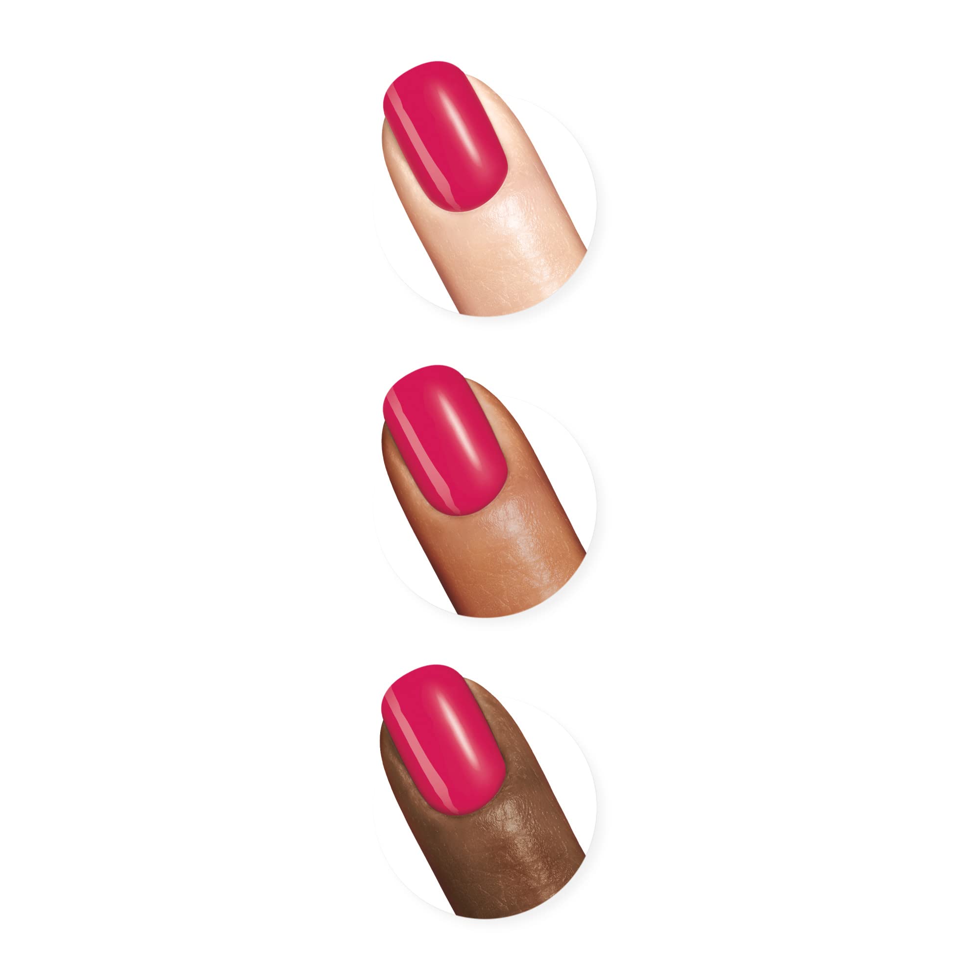 Sally Hansen Miracle Gel Nail Polish - Tipsy Gypsy Long Lasting Gel-Like Formula, No UV Lamp Needed, Pink Nail Polish for Women - Perfect for Manicures, Pedicures & Everyday Wear