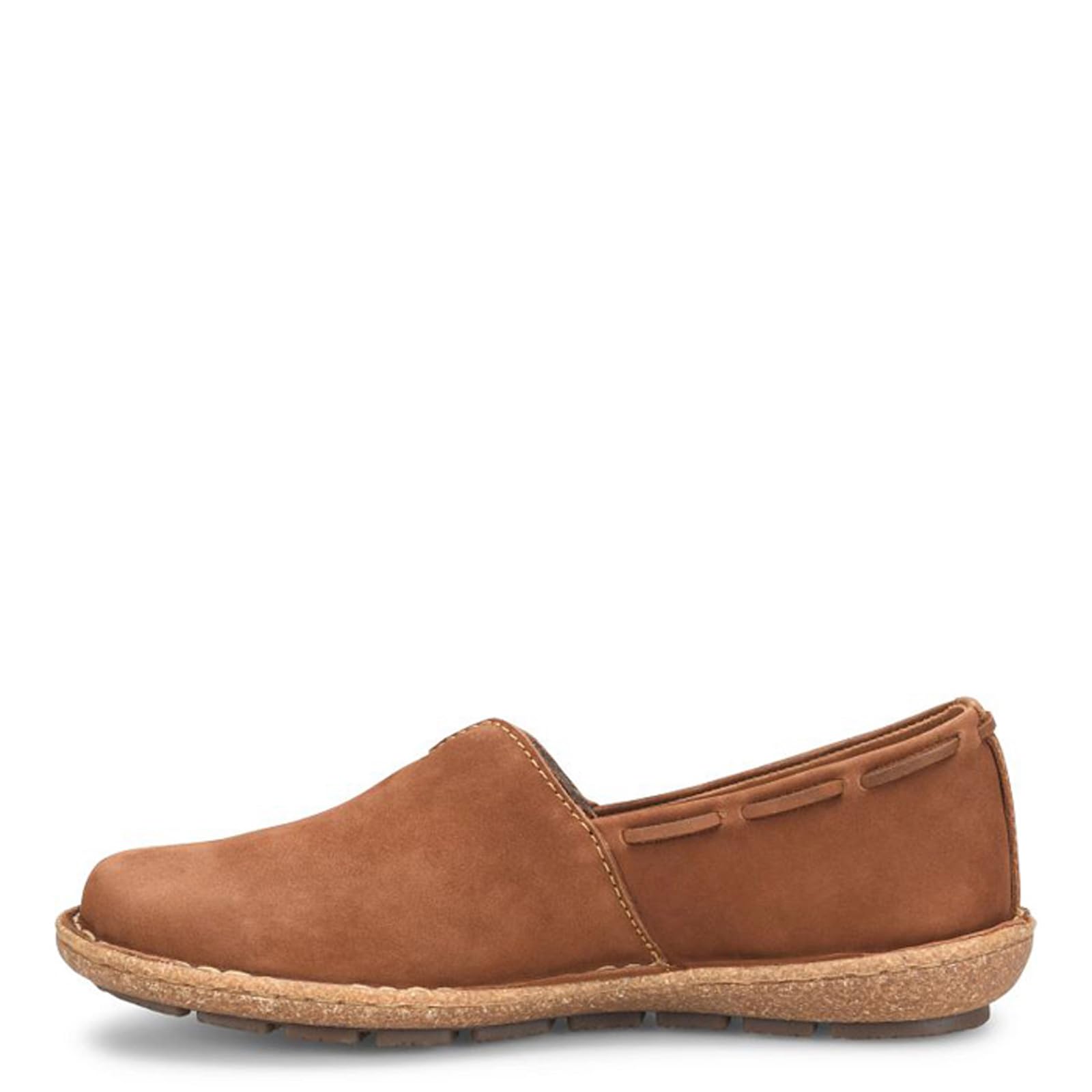 BORN Women's Naya Leather Slip-On Boat Shoes - Comfortable Casual Loafers for Walking, Travel & Everyday Wear