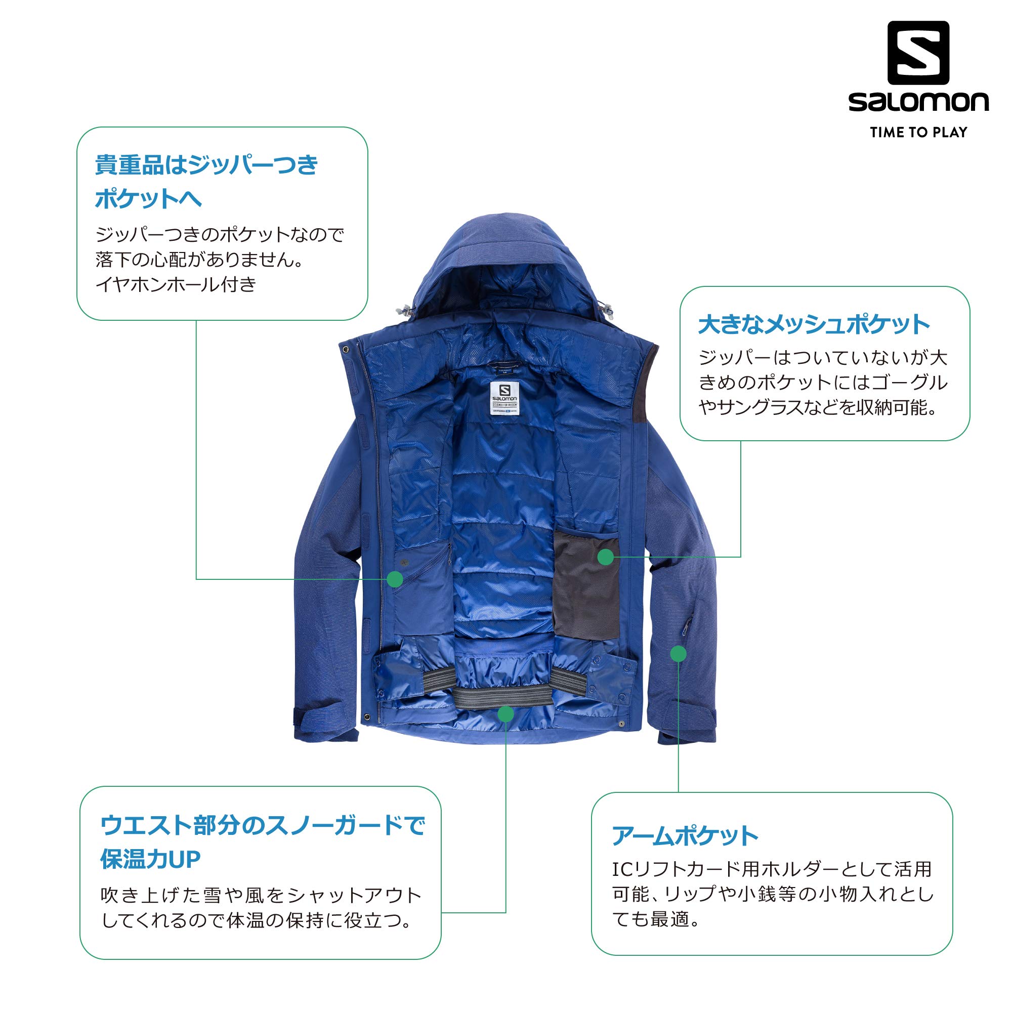 Salomon Women's Ice Rocket Jacket - Waterproof Winter Ski Jacket for Cold Weather - Perfect for Skiing, Snowboarding & Outdoor Adventures