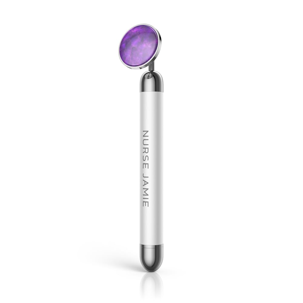 Nurse Jamie Nuvibe Rx Amethyst Facial Massager - Anti-Aging & Skin Tightening Beauty Tool for Glowing Skin | Perfect for Home Spa & Self-Care Routine