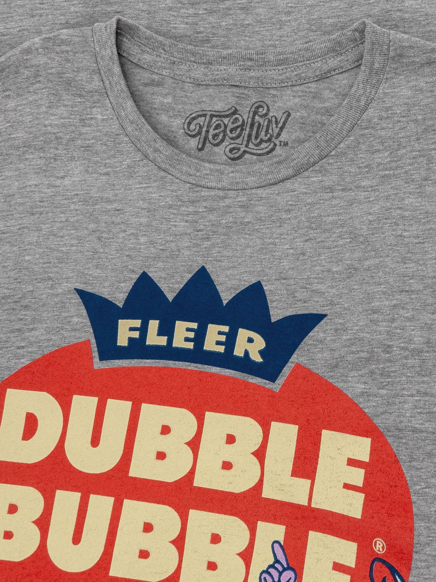 Vintage Fleer Cartoon Character T-Shirt for Men - Soft Cotton Graphic Tee with Dubble Bubble Candy Design | Casual Wear, Retro Outfits, Gift for Candy Lovers