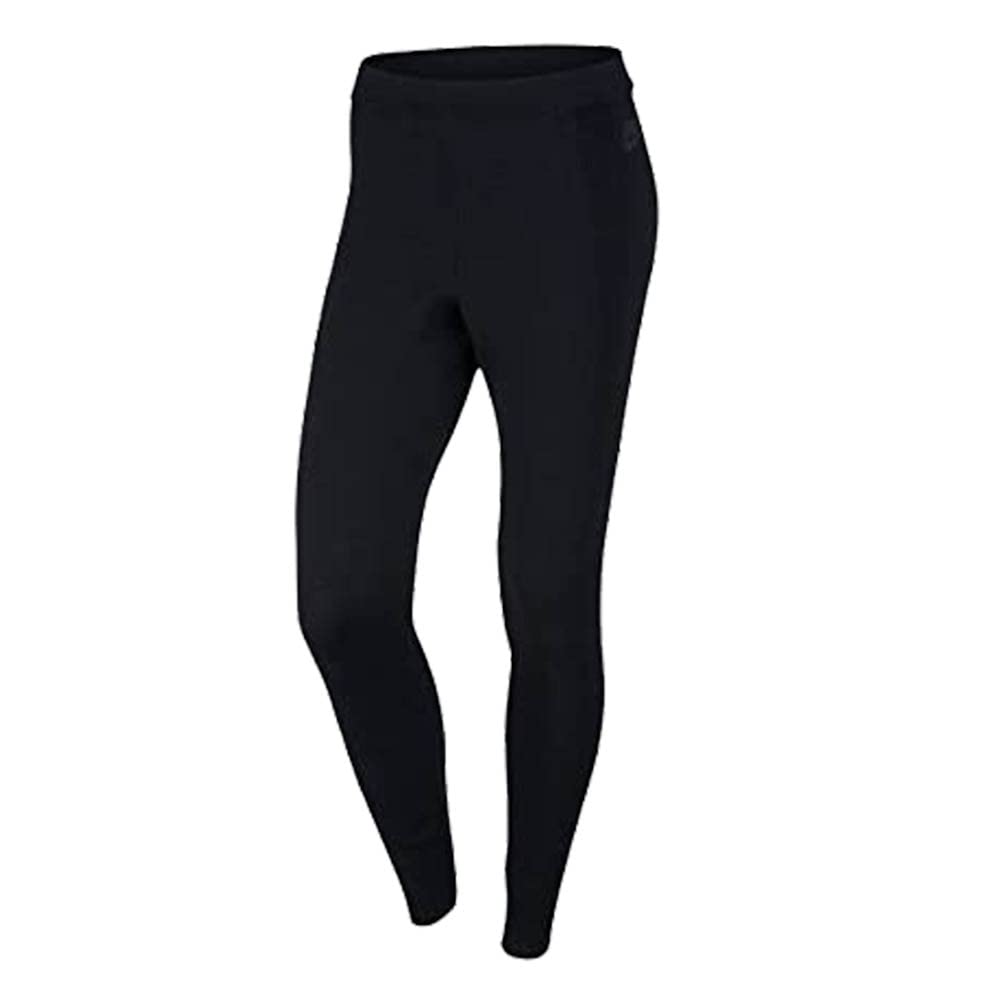 Nike Tech Knit Women's Workout Leggings - High Waisted Yoga Pants for Running, Gym & Lounge - Black (Size L) 809545-010