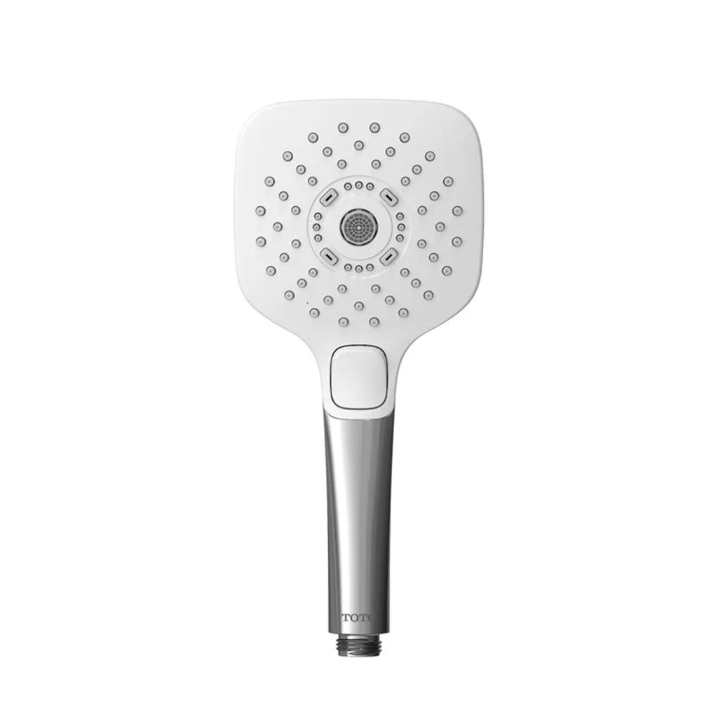 G Square 3 Mode Hand Shower with Wall Mount - 5 ABS/Polished Chrome Finish for Bathroom, Shower & Spa Relaxation
