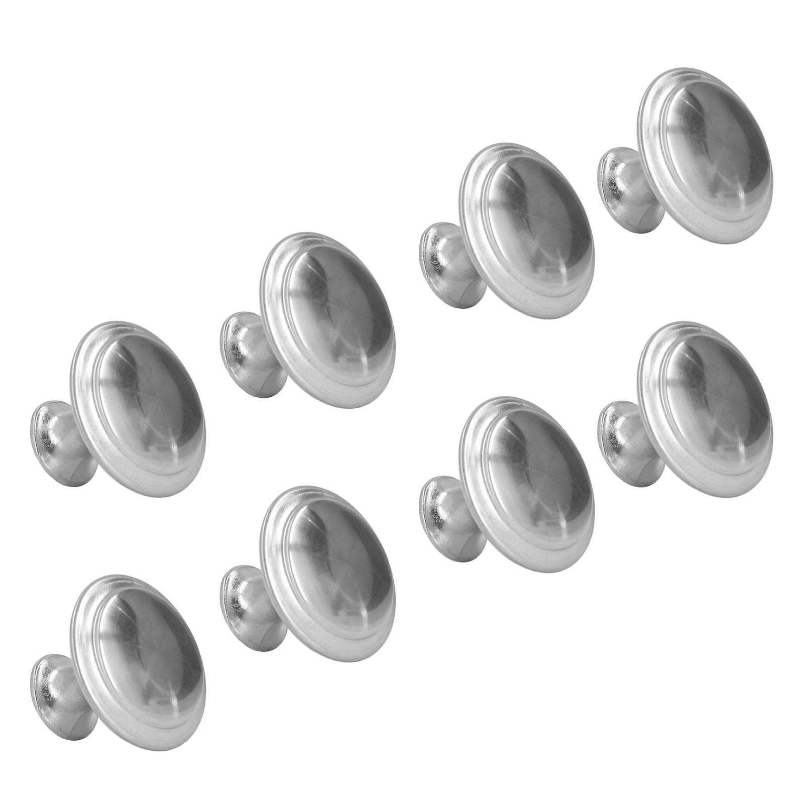 Round Cabinet Knobs - Rustproof Zinc Alloy Replacement Handles for Kitchen Cabinets, Dressers & Furniture (Set of 10) - Perfect for Home Renovation, DIY Projects & Cabinet Upgrades