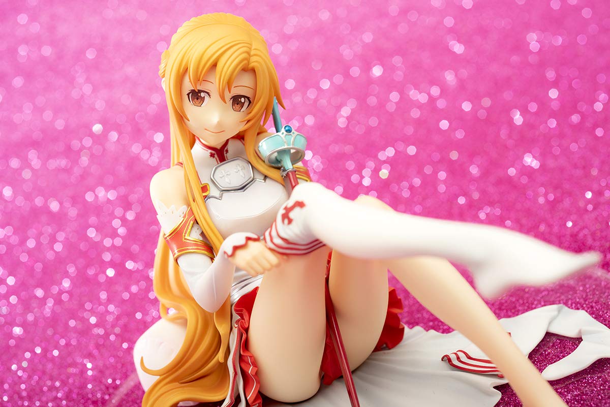 Sword Art Online Asuna 1/7 Scale Anime Figure - Premium Collectible Statue for Anime Fans & SAO Merchandise Lovers | Perfect for Display, Gaming Room Decor, and Otaku Collections