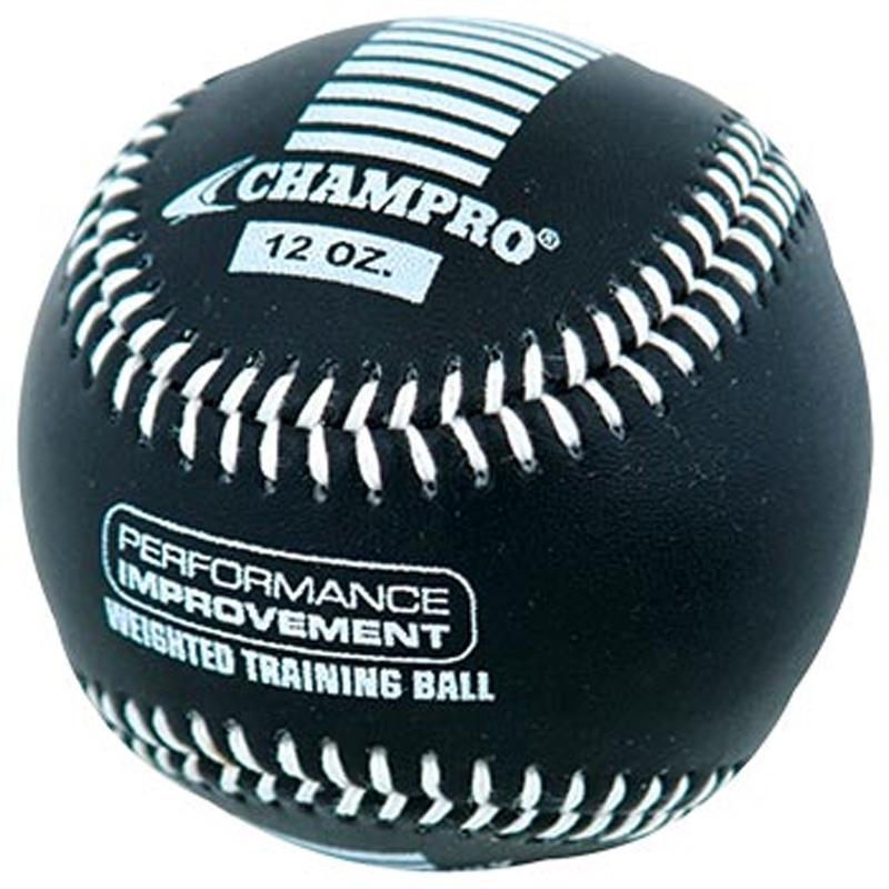 Champro 12 oz Weighted Training Baseball - Perfect for Baseball Practice, Strength Training & Pitching Drills | CBB712CS