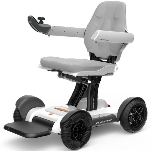 Robooter X40 Folding Electric Wheelchair for Adults - Lightweight Portable Mobility Scooter with Long Battery Life - Perfect for Travel, Shopping & Indoor/Outdoor Use
