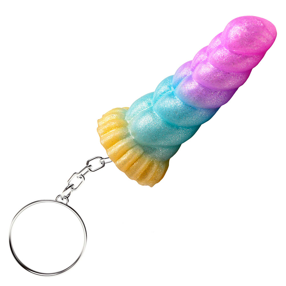 Mystique Unicorn Keychain - Cute & Magical Creature Keyring for Women & Girls - Perfect for Backpacks, Purses & Gift Giving