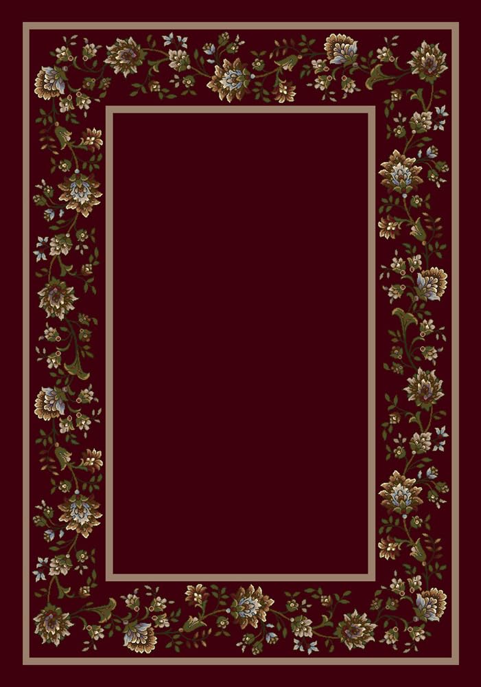 Premium Khorrasan Cranberry Runner Rug 2'4