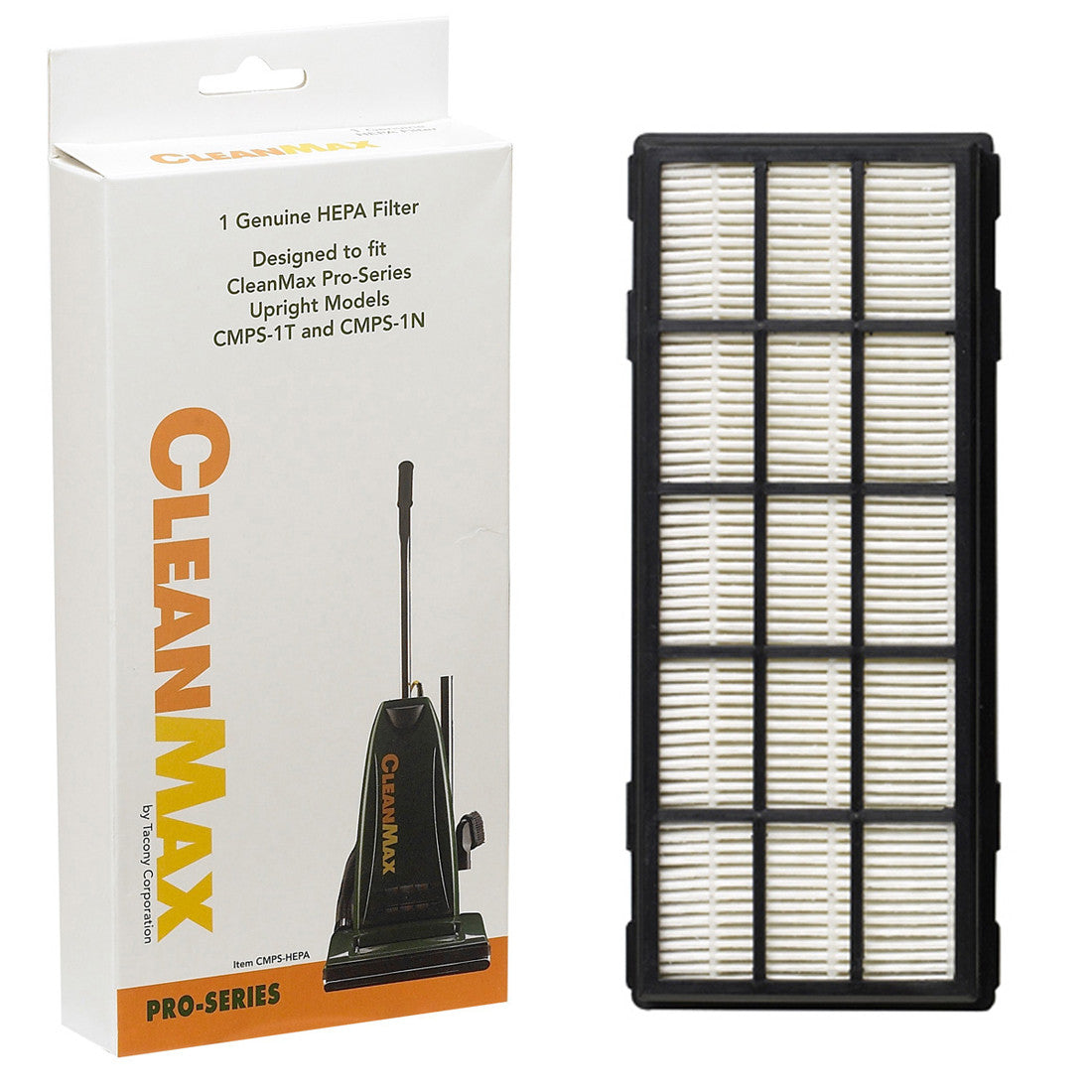 CleanMax HEPA Filter Replacement for Pro Series Upright Vacuums - CMPS HEPA - Improves Air Quality for Allergy & Pet Owners