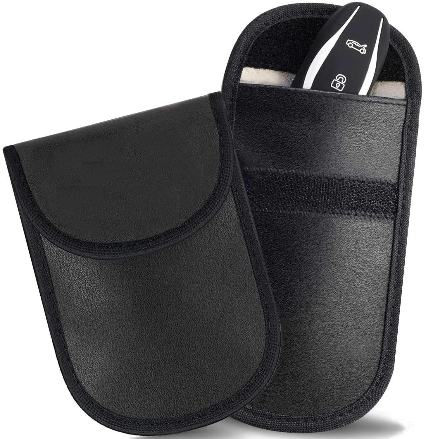 Universal Star - 2 Pack Faraday Pouch Bag for Car Keys | Signal Blocking Pouch for Keyless Entry | Anti-Theft Car Key Case for Secure Storage at Home or Travel