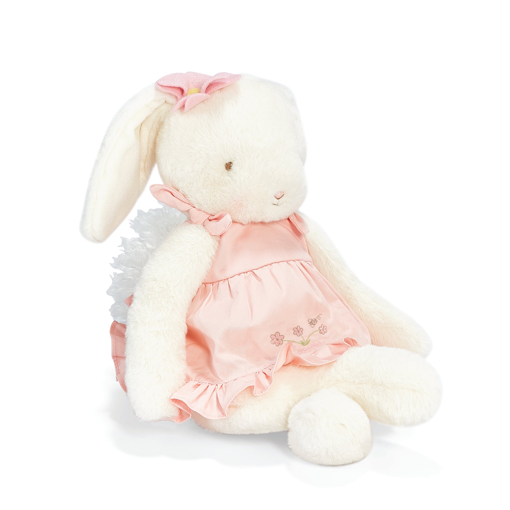 Garden Blossom Bunny Statue - Cute Outdoor Decor for Spring & Easter - Perfect for Garden, Yard, and Home Decorations