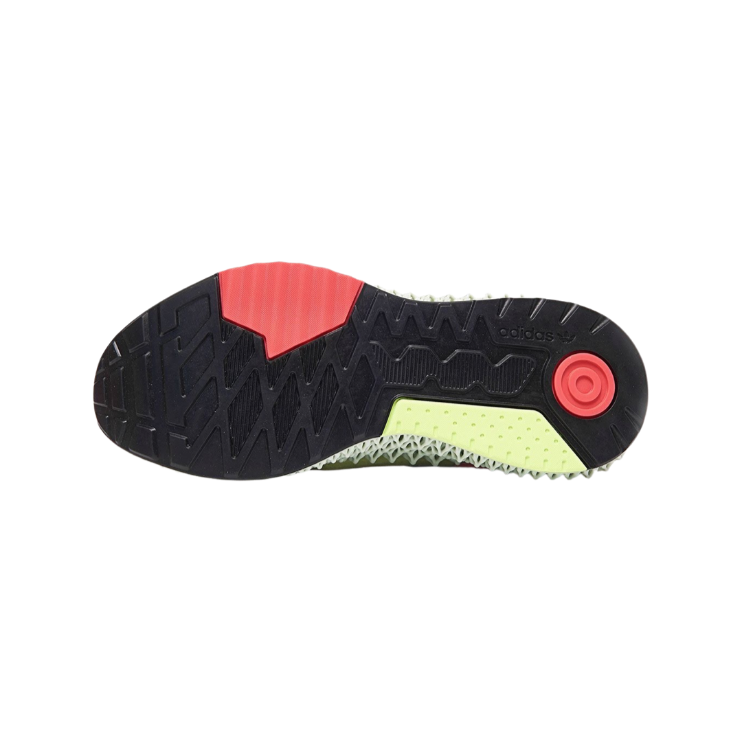 adidas ZX 4000 4D Running Shoes - Grey/Three/Hi-Res Yellow - Lightweight Comfort for Men's Athletic Training & Casual Wear