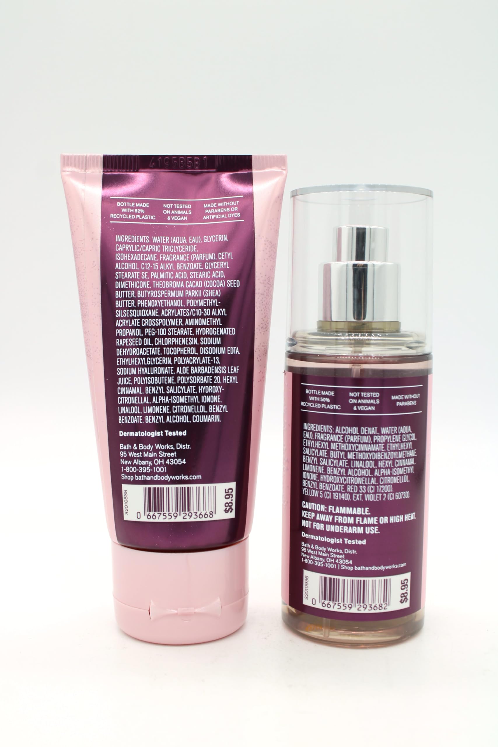 A Thousand Wishes Bath & Body Works Travel Size Fragrance Mist & Body Cream Gift Set - Perfect for Travel, Gifts & Daily Pampering