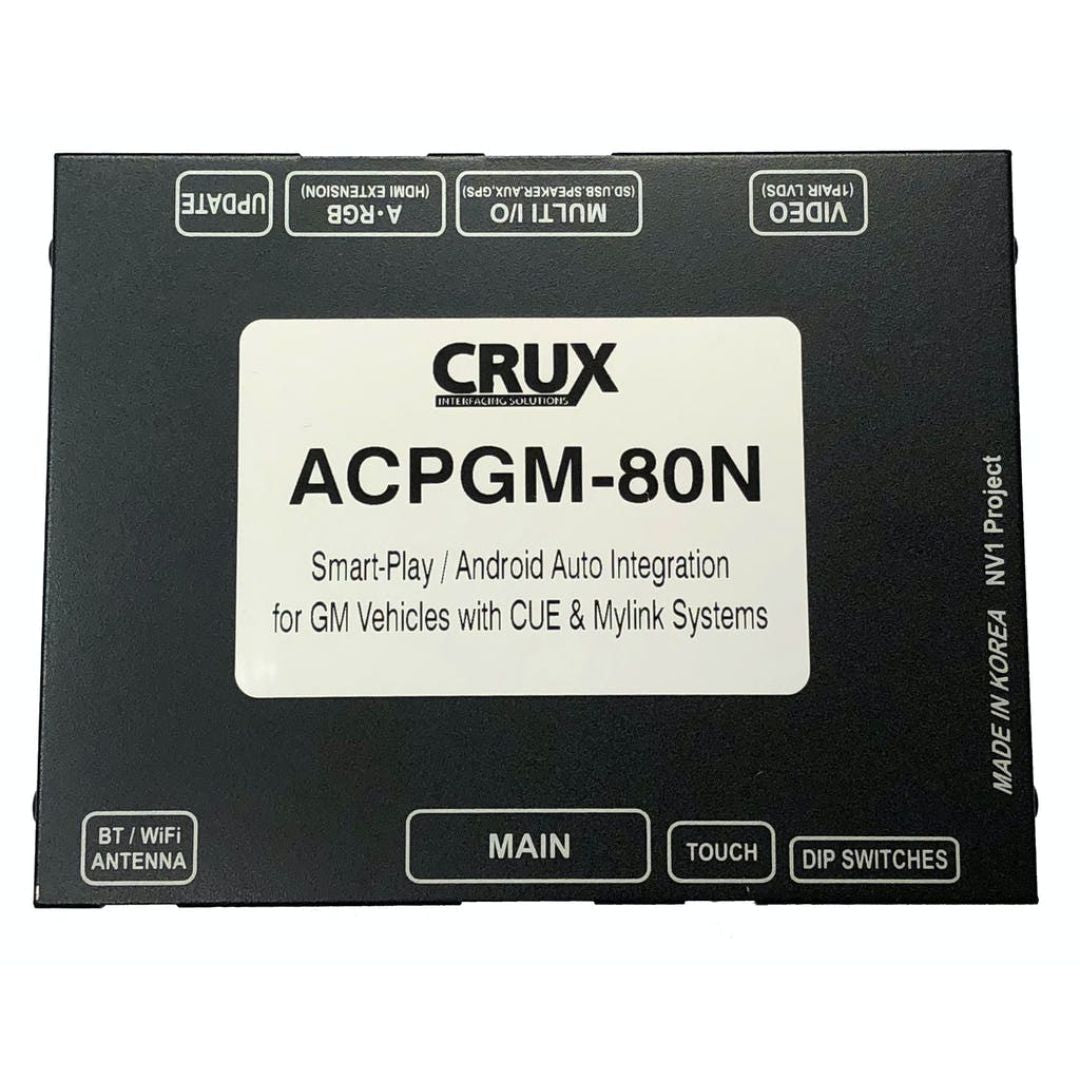 Crux ACPGM 80N Smart Play Smartphone Integration Kit - Compatible with Select GM Vehicles Featuring 8