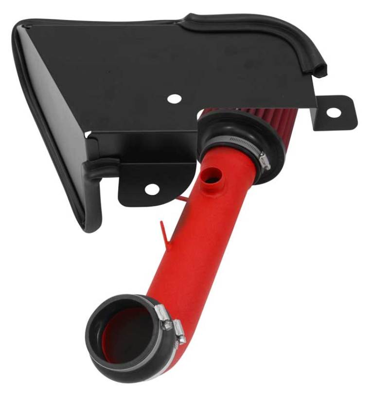 AEM 2015 Volkswagen Golf GTI 2.0L Performance Cold Air Intake System - Wrinkle Red Finish - Improves Engine Power & Fuel Efficiency for Street & Track Racing