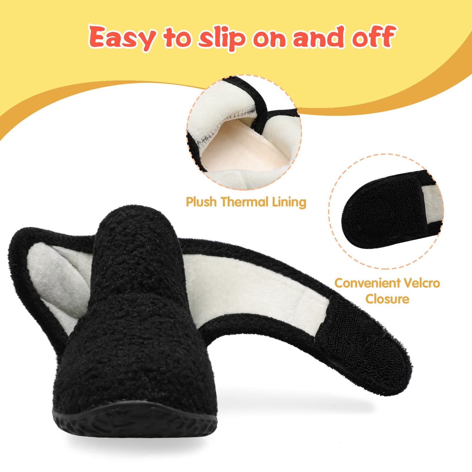 **LeIsfIt Toddler Slippers for Boys & Girls - Warm Winter Boots with Non-Slip Sole, Lightweight House Shoes for Indoor & Outdoor Play**    *(Perfect for Cozy Home Wear, Daycare, and Winter Adventures!)*