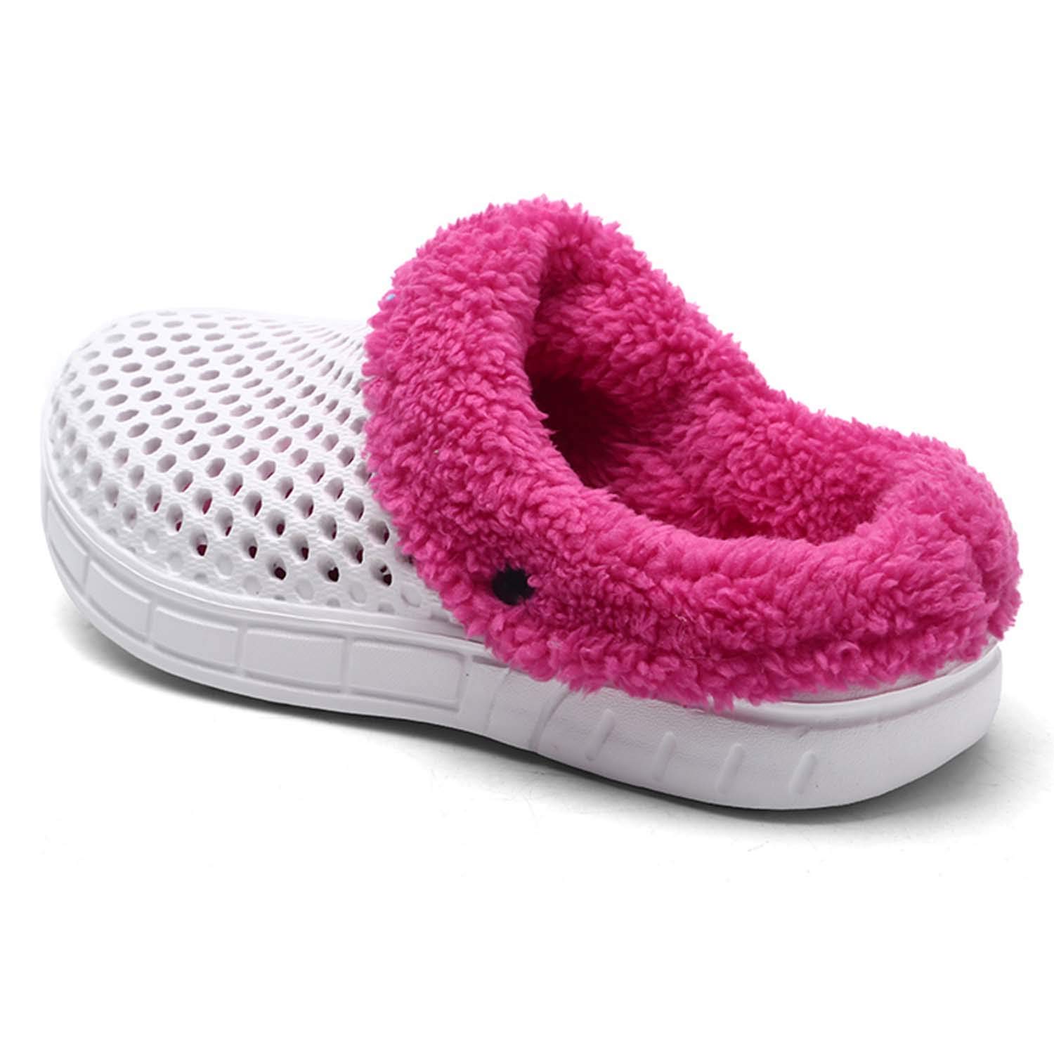 Eliogn Unisex Winter Slippers for Women & Men - Fleece Lined Warm House Shoes, Breathable Indoor/Outdoor Clogs, Cozy Garden Mules - Perfect for Home, Office & Backyard Relaxation
