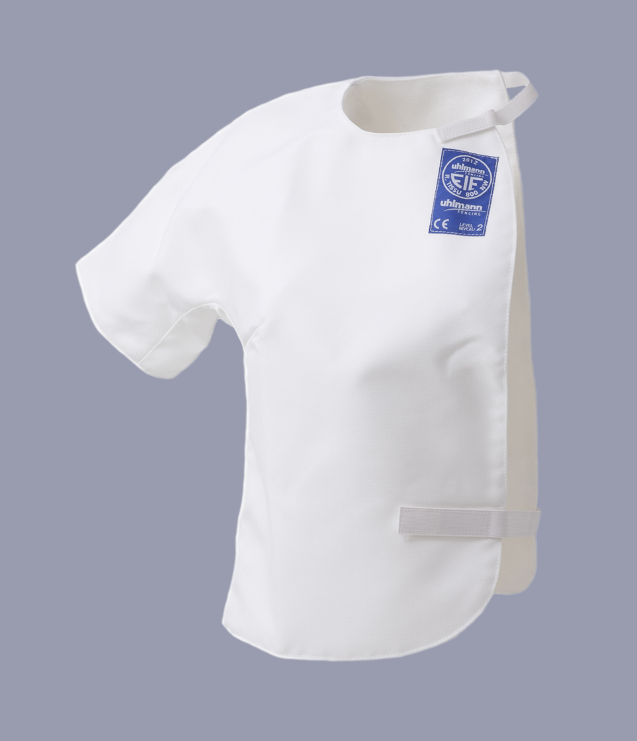 Uhlmann FIE Women's Underplastron World Cup 800N - Fencing Chest Protector for Competitive Foil & Epee - Perfect for Tournaments & Training Sessions