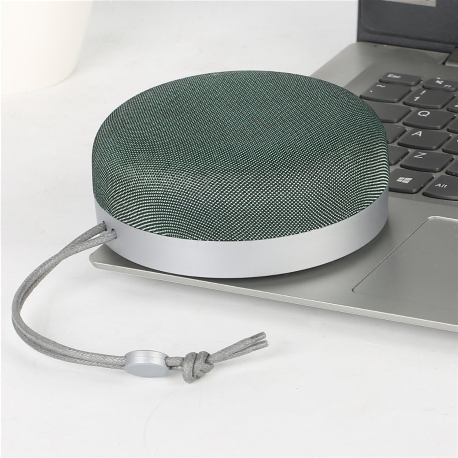 OURVER Portable Bluetooth Speaker - Mini Wireless Rechargeable Speaker with FM Radio, TF Card Slot & USB Playback - High Quality Stereo Sound for Outdoor, Travel, Motorcycle & Home Use (Green)