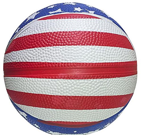 Stars and Stripes Regulation Basketball 9.5 Inches - Case of 13 Official Size Basketballs for Indoor/Outdoor Games, Team Practice, and Patriotic Sports Events