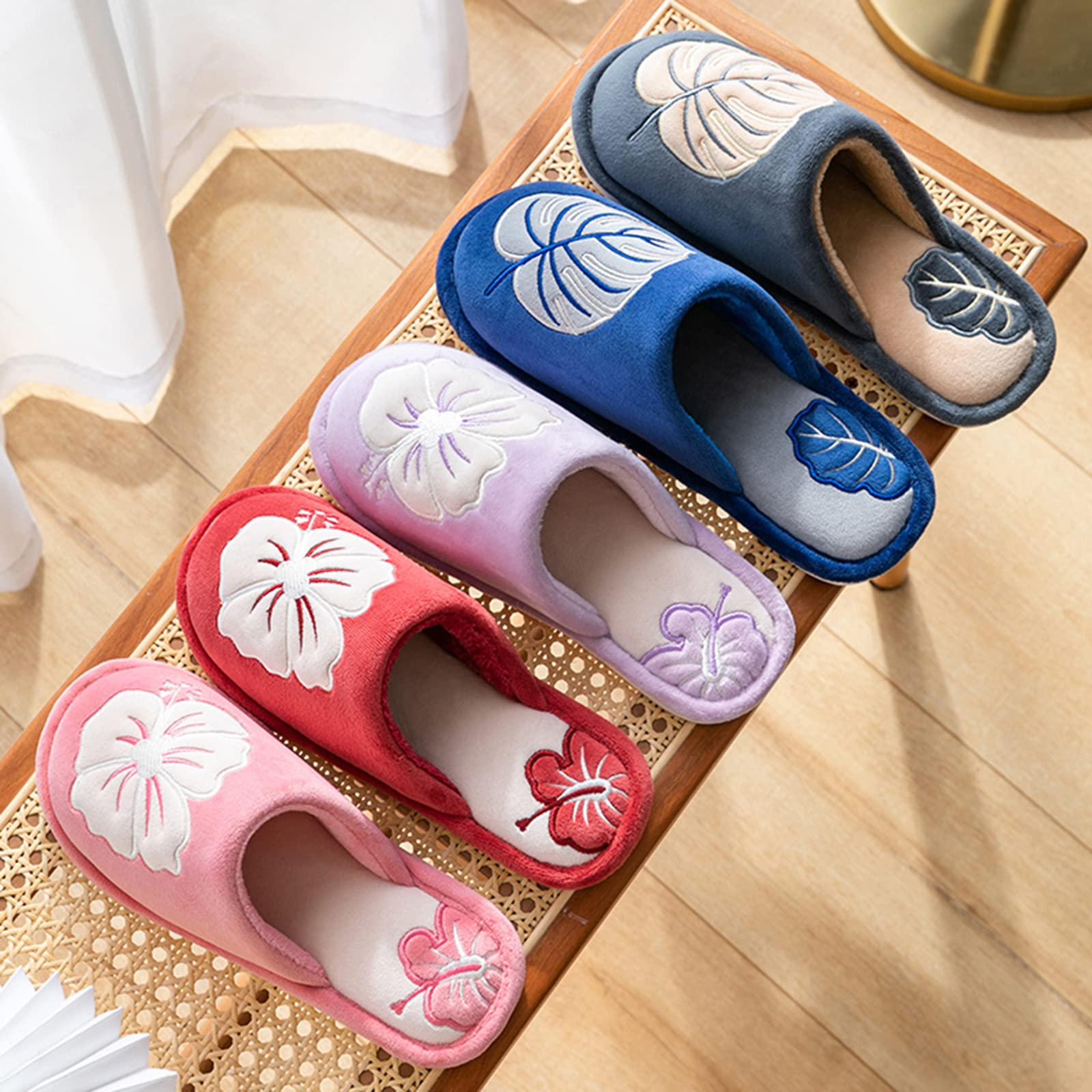 **JHSLXD Cozy Cotton Slippers for Men & Women - Non-Slip Indoor/Outdoor House Shoes for Winter Warmth & Comfort - Perfect for Home, Office, and Travel**