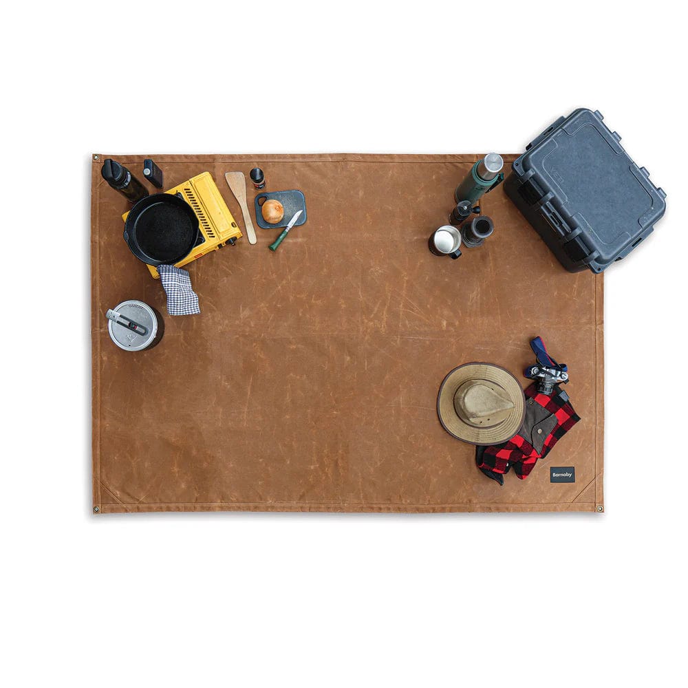 Barnaby Tussock Brown Waterproof Picnic Blanket - Outdoor Picnic Mat for Beach, Park, Camping & Backyard Gatherings