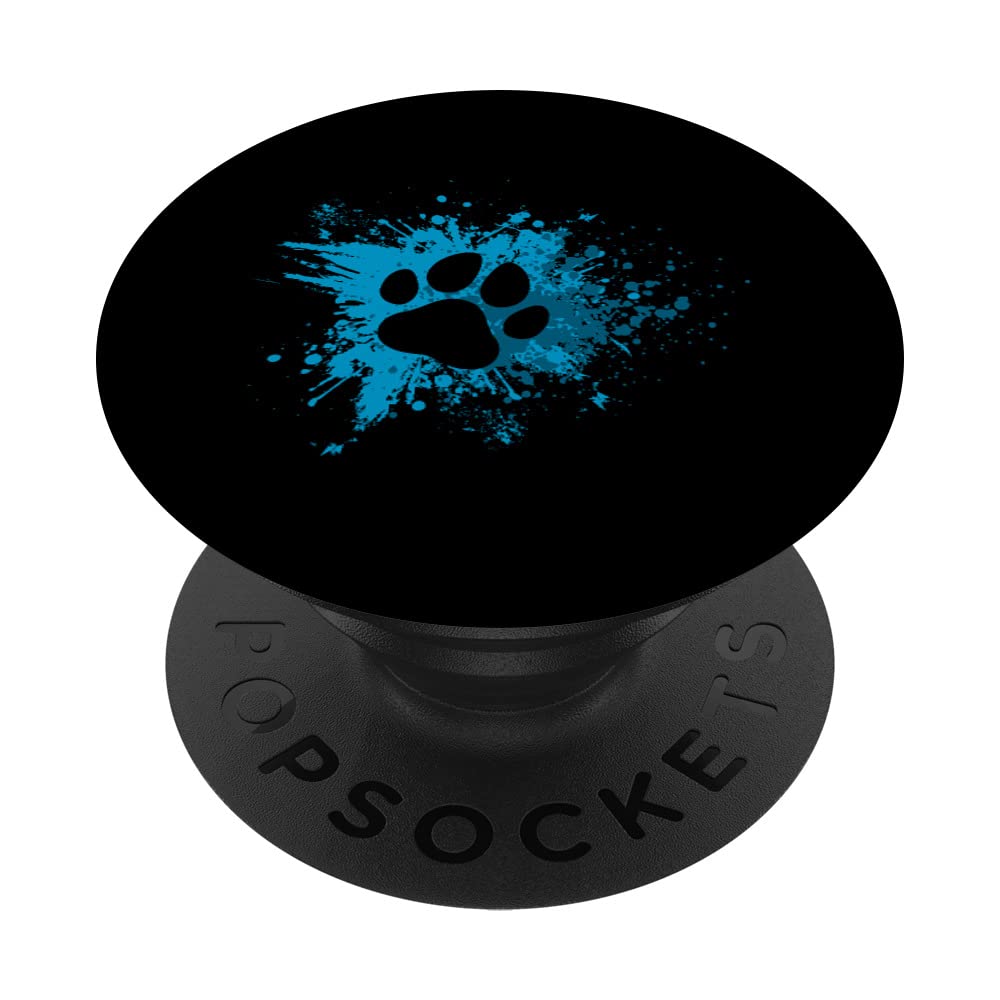 Dog Paw Print PopSockets Swappable PopGrip - Cute Dog Lover Gift for Pet Owners - Perfect for Phones, Tablets & Dog Walking Accessories