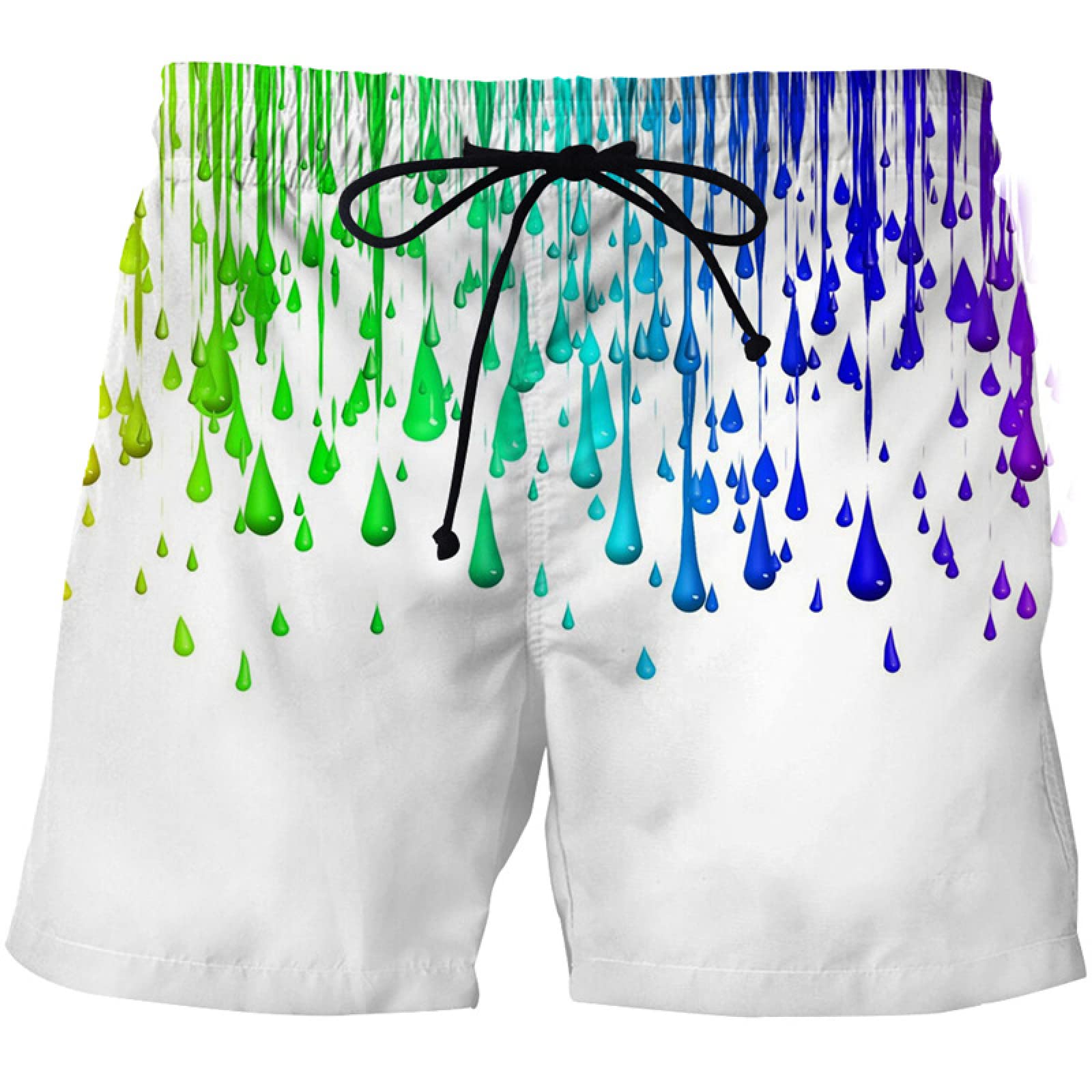 BHANSSKXBG Men's Quick Dry Swim Trunks with Pockets - Lightweight Beach Shorts for Swimming, Surfing & Casual Wear | Perfect for Pool, Vacation & Summer Activities