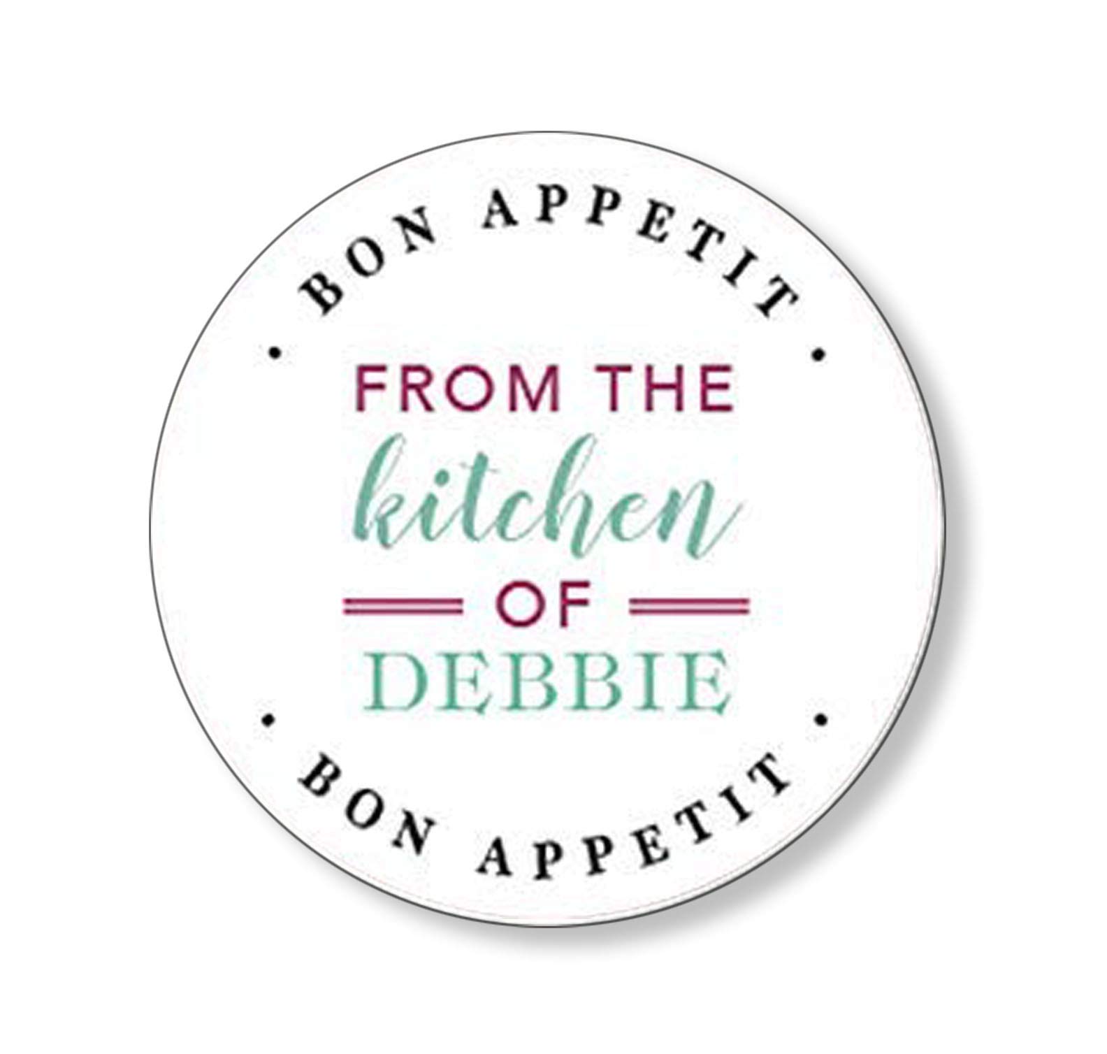 Personalized Food Labels & Gift Bag Stickers for Baking - Custom Baked Good Stickers for Party Favors, Kitchen Organization & Food Packaging | Perfect for Weddings, Baby Showers & Holiday Gifts