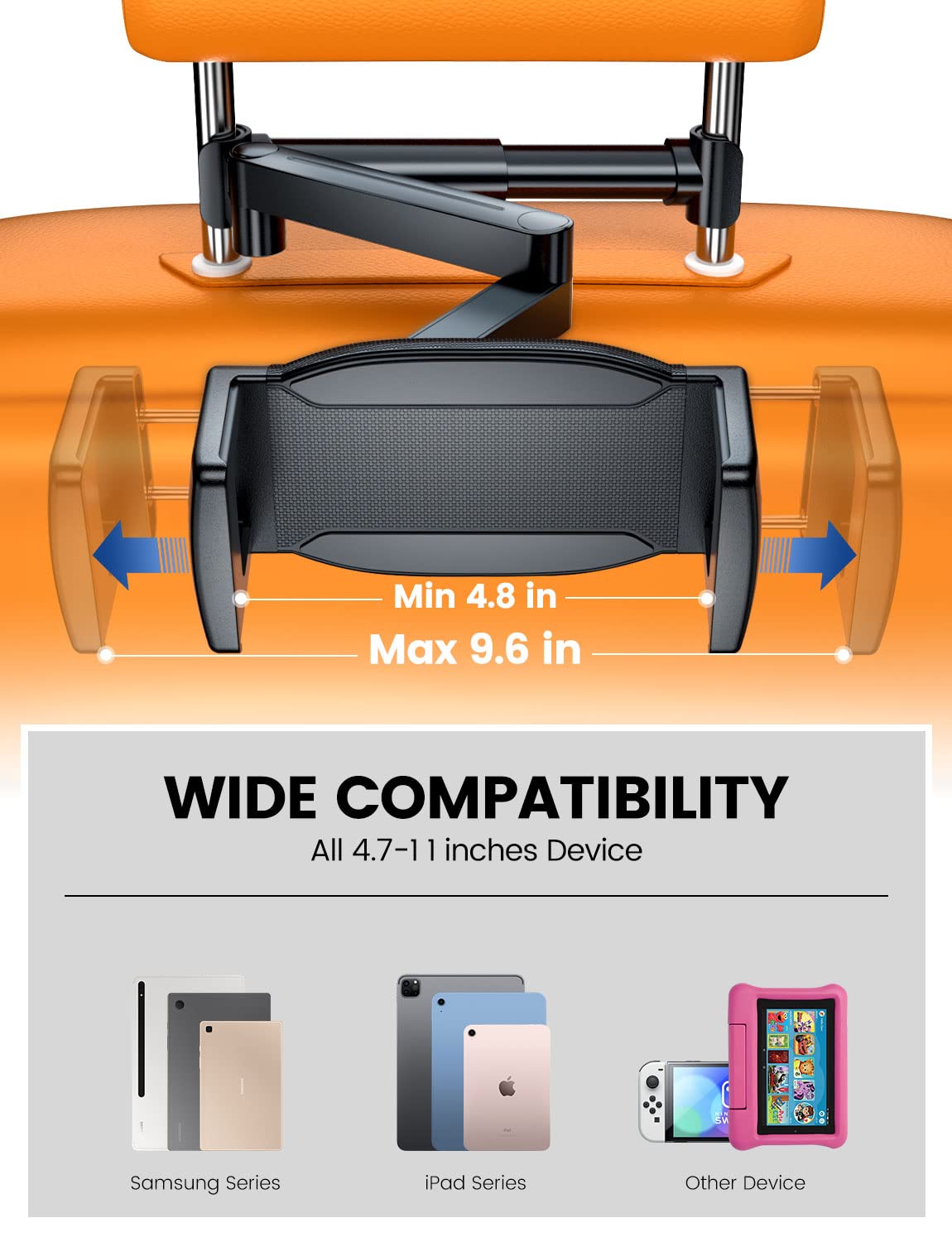 eSamcore iPad Car Holder Back Seat - 1.57