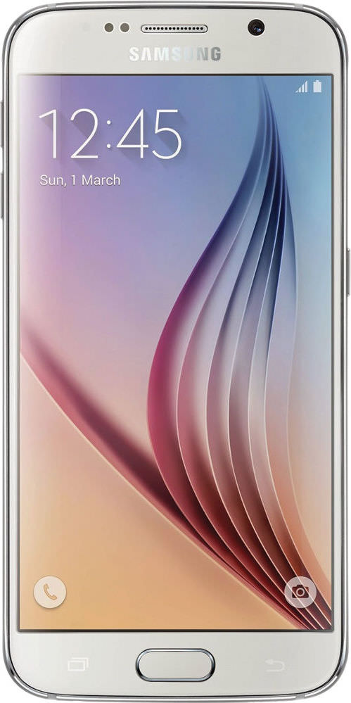 Samsung Galaxy S6 32GB White Pearl Smartphone - Sprint Compatible | Premium Android Phone for Work, Travel & Entertainment