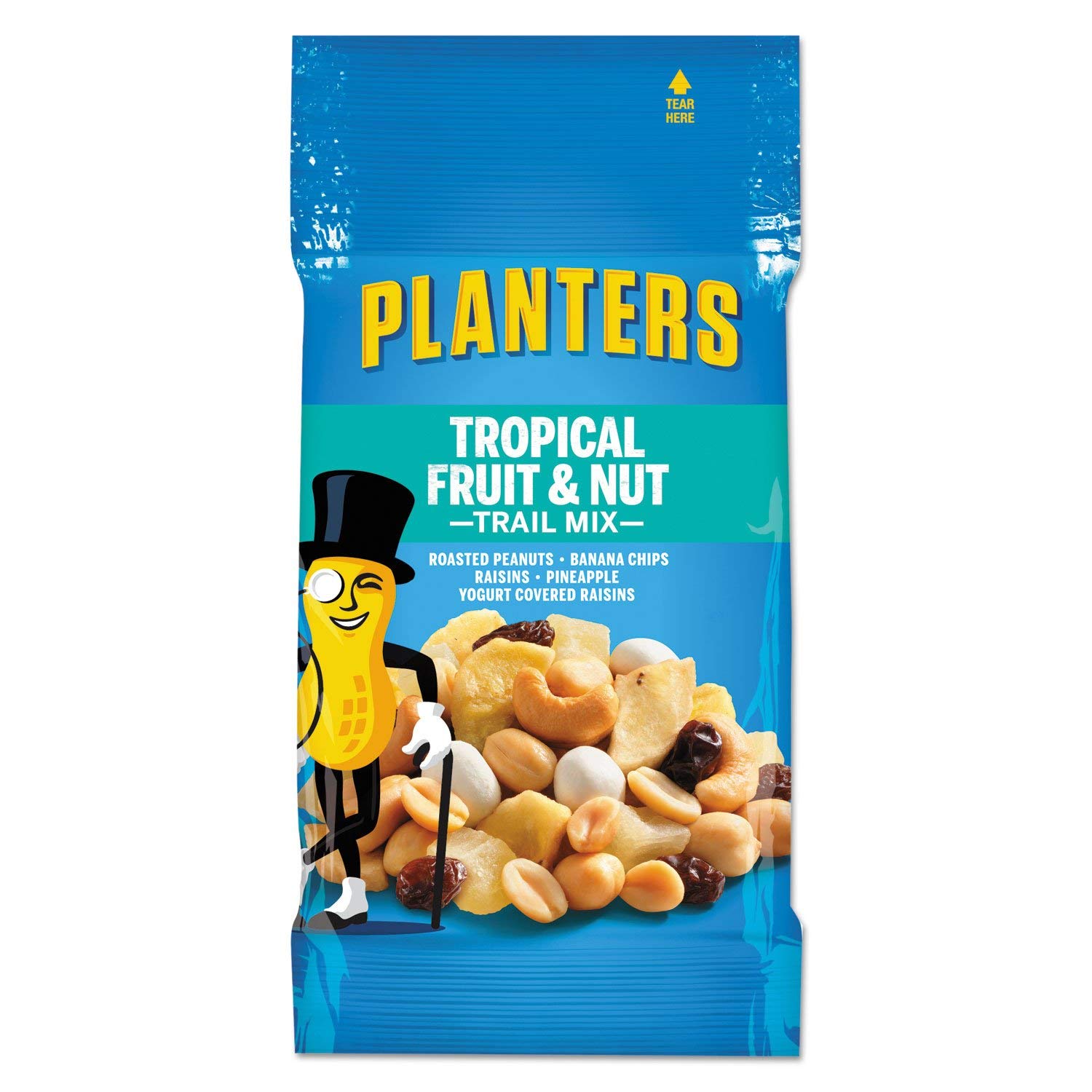Planters 26 Trail Mix - Fruit & Nut Snack, 2oz Resealable Bags (72 Count) - Healthy On-the-Go Snacks for Hiking, Camping & Office Breaks