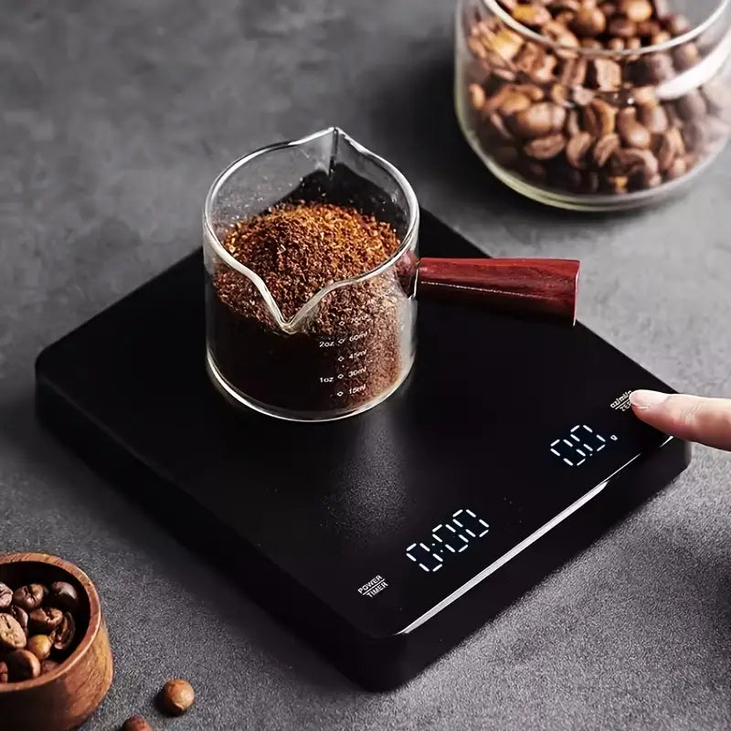 CCS Digital Coffee Scale with Timer - Precise Measurement for Espresso, Pour Over, and Drip Coffee Brewing - Perfect for Home Baristas and Coffee Enthusiasts