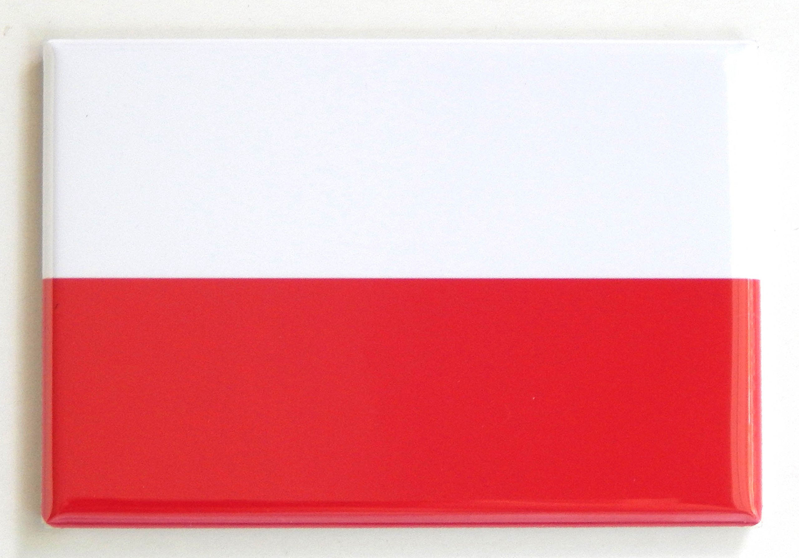 Poland Flag Fridge Magnet - 2.5 x 3.5 Inch Patriotic Polish Decor for Kitchen, Office & Travel - Perfect for Polish Heritage Gifts & National Pride Displays