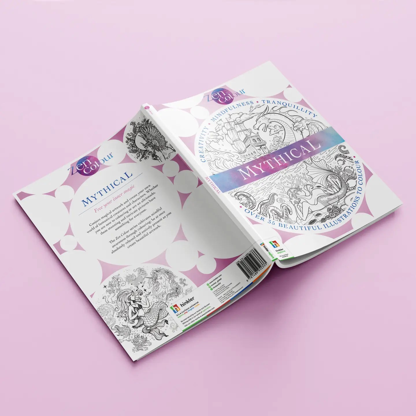Zen Coloring Book for Adults - Mythical Creatures & Fantasy Art - Stress Relief & Mindfulness Meditation - Perfect for Relaxation, Art Therapy & Creative Inspiration