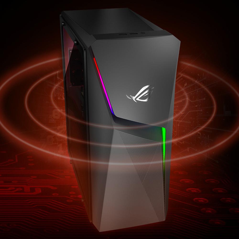 ASUS ROG GL10DH Gaming Desktop PC - AMD Ryzen 7 3700X 8-Core Processor, 16GB RAM, 1TB HDD + 512GB SSD, NVIDIA GeForce GTX 1660 Ti, Windows 10 | Perfect for Esports, Streaming & VR Gaming