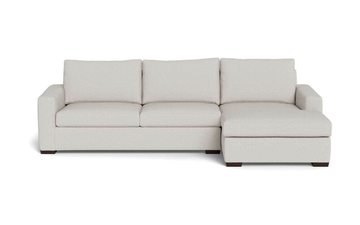 Modern Right Chaise Sectional Sofa - Comfortable L-Shaped Couch for Living Room, Home Theater, and Lounge Areas