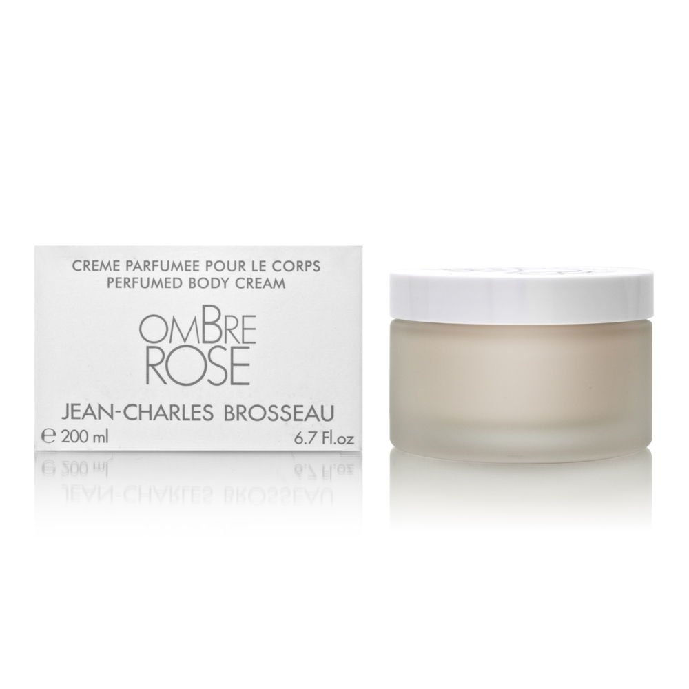 Jean Charles Brosseau Ombre Rose Body Cream - 6.8 oz (200 ml) Moisturizing & Hydrating Lotion for Dry Skin | Floral Scented Luxury Body Care | Perfect for Daily Use, Gifts & Spa Nights