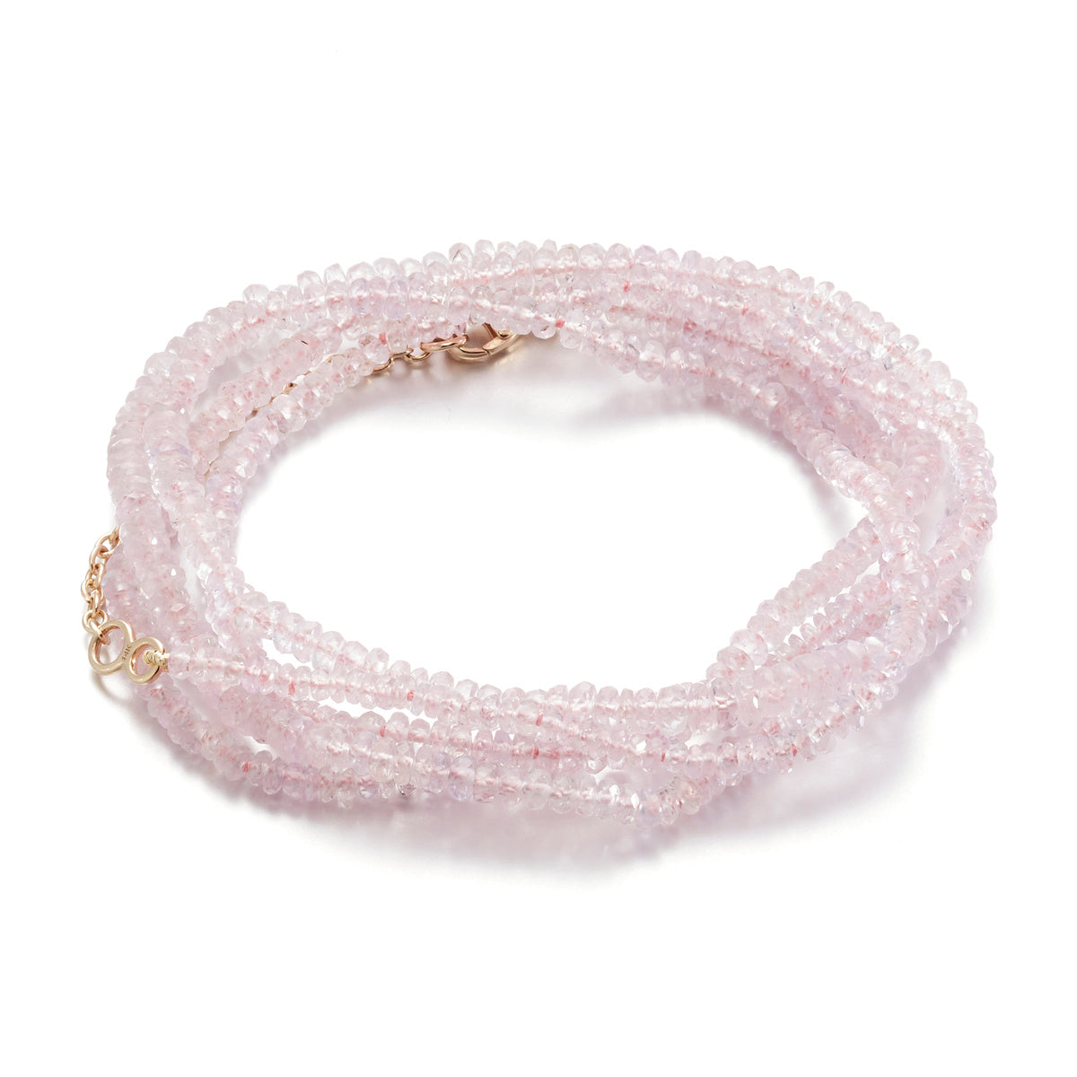 Pink Sapphire Wrap Bracelet for Women - Elegant Gemstone Jewelry for Daily Wear & Special Occasions