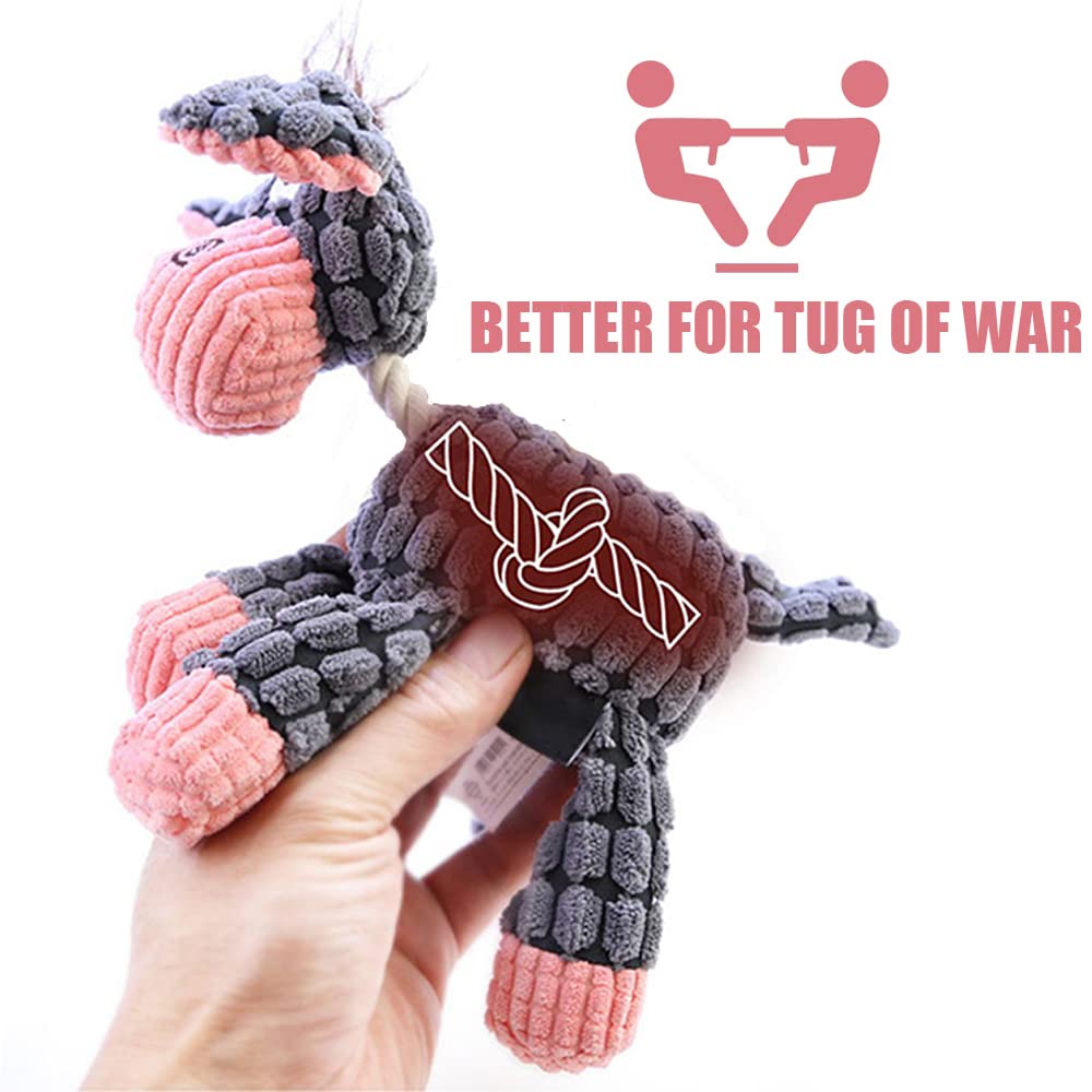 Speedy Panther Soft Squeaky Dog Toys for Small & Medium Dogs - Plush Puppy Chew Toy for Playtime, Training & Cuddling | Perfect for Indoor & Outdoor Fun