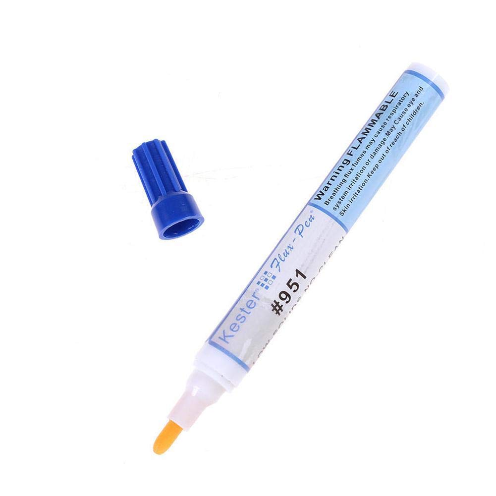 No Clean Solder Flux Pen - 10ml (0.34oz) Electronics Soldering Flux for Tabbing Wire, Welding & PCB Repair - Perfect for DIY Electronics, Circuit Board Fixing & Jewelry Making