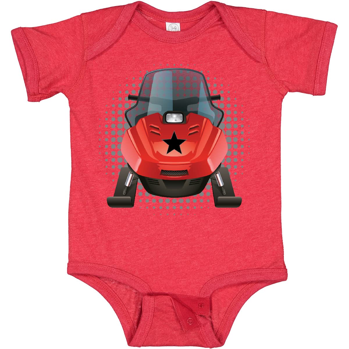Inktastic Snowmobile Gifts for Kids - Cute Baby Bodysuit for Boys & Girls | Perfect for Winter Outings, Snowmobile Rides & Family Photos