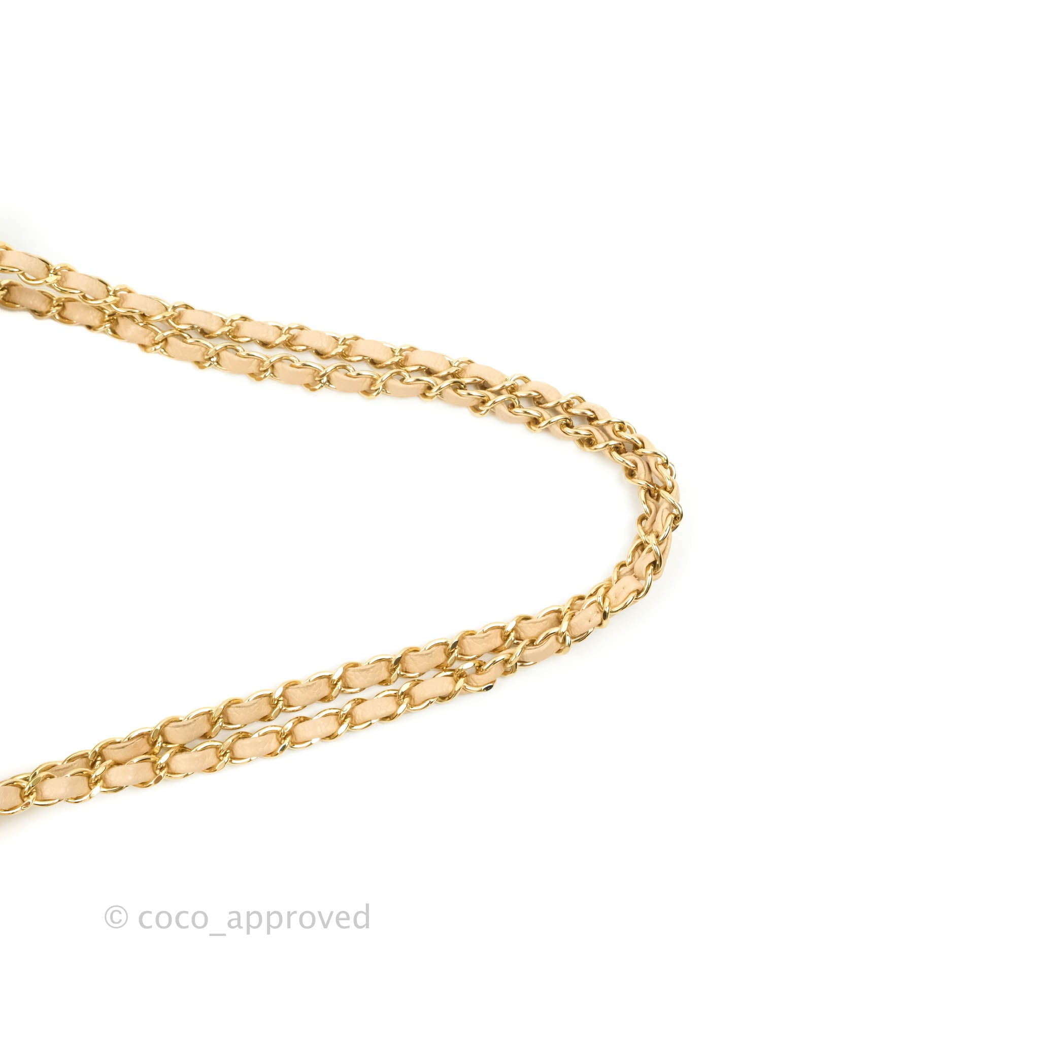 Chanel Classic M/L Medium Flap Bag - Quilted Beige Caviar Leather with Gold Hardware | Luxury Shoulder Bag for Women, Perfect for Work, Parties & Special Occasions