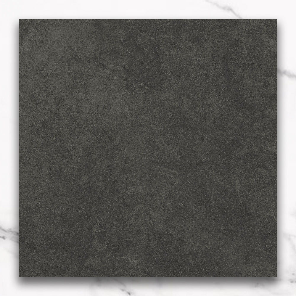 Premium Essen Charcoal 450x450mm Matte Porcelain Tile - Durable & Stylish Flooring for Living Rooms, Kitchens & Commercial Spaces